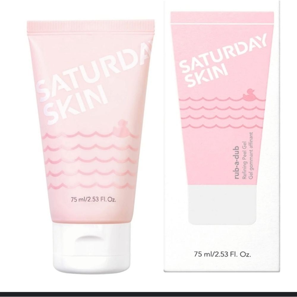 NIB Saturday Skin Rub-a-dub Refining Peel Gel & Eye Cream